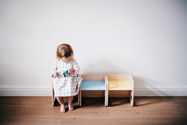 "Kubi" wooden kids' chair